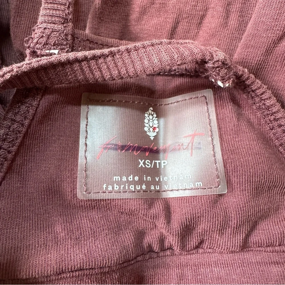 New Free People Movement Hot Shot Onesie in Pomegranate Red Berry XS